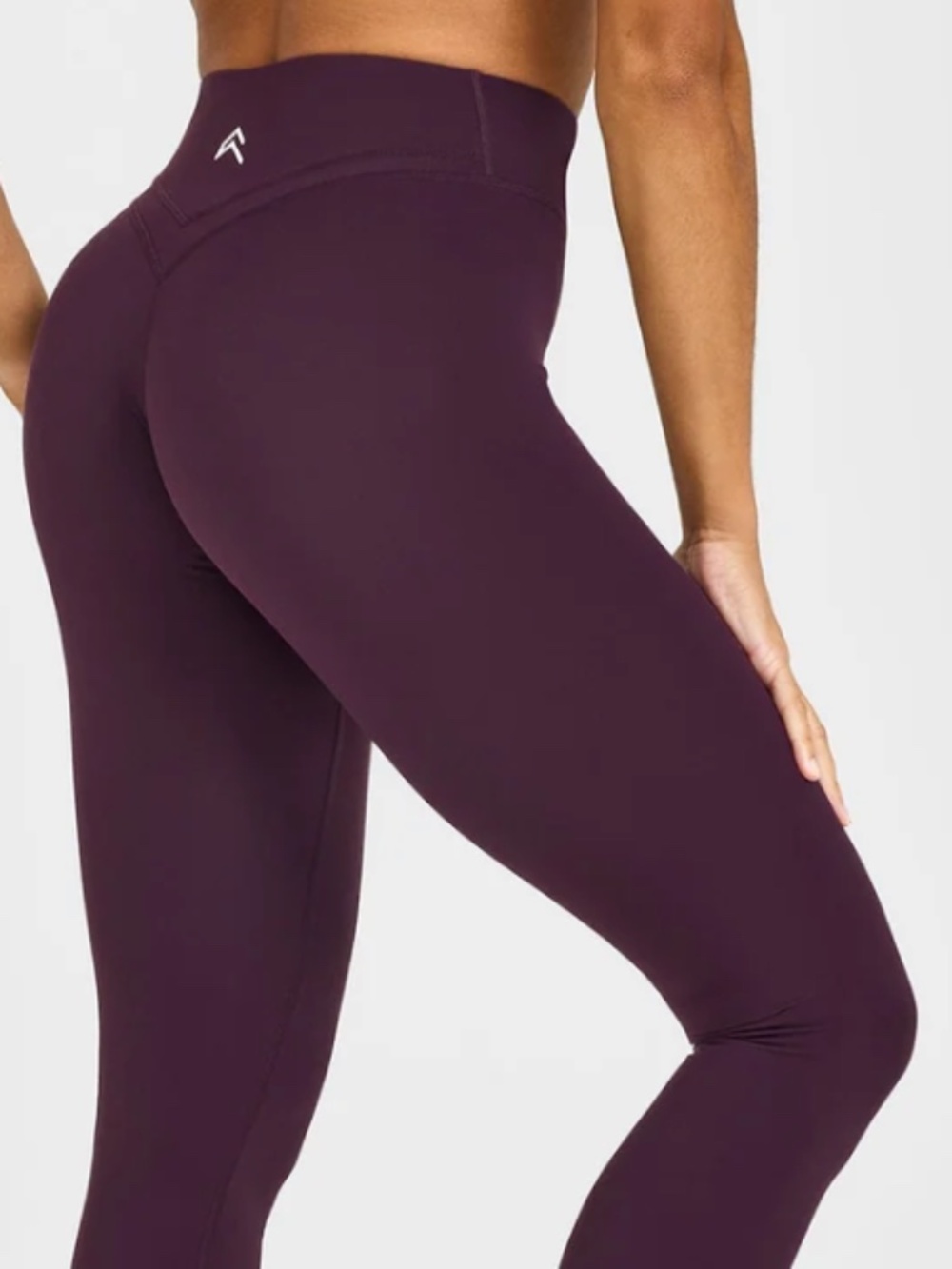 Oner Active Unified Wrap Leggings White Logo